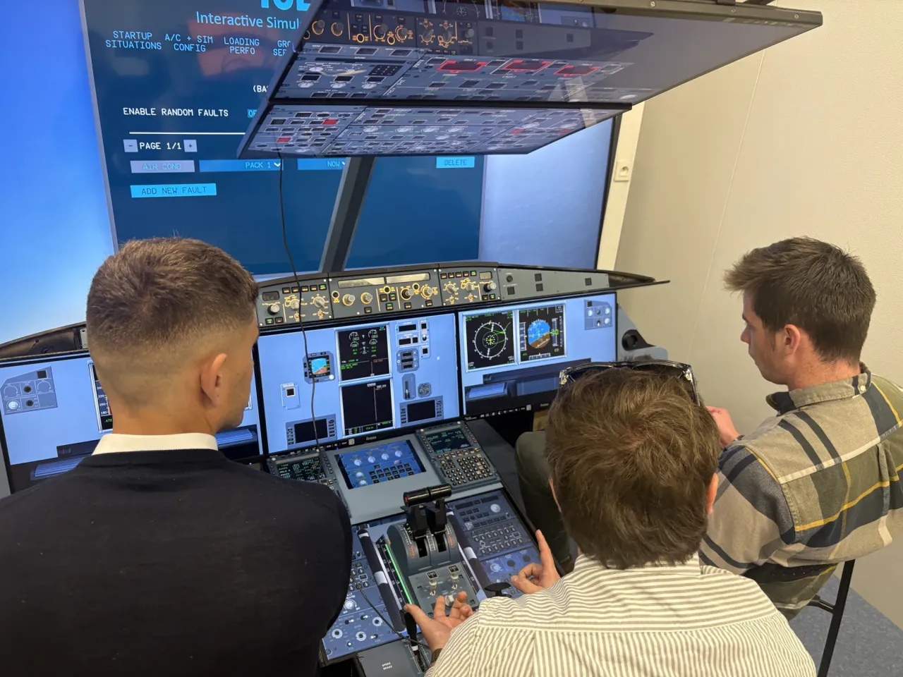 Entraînement sur VPT (Virtual Procedure Trainer) A320